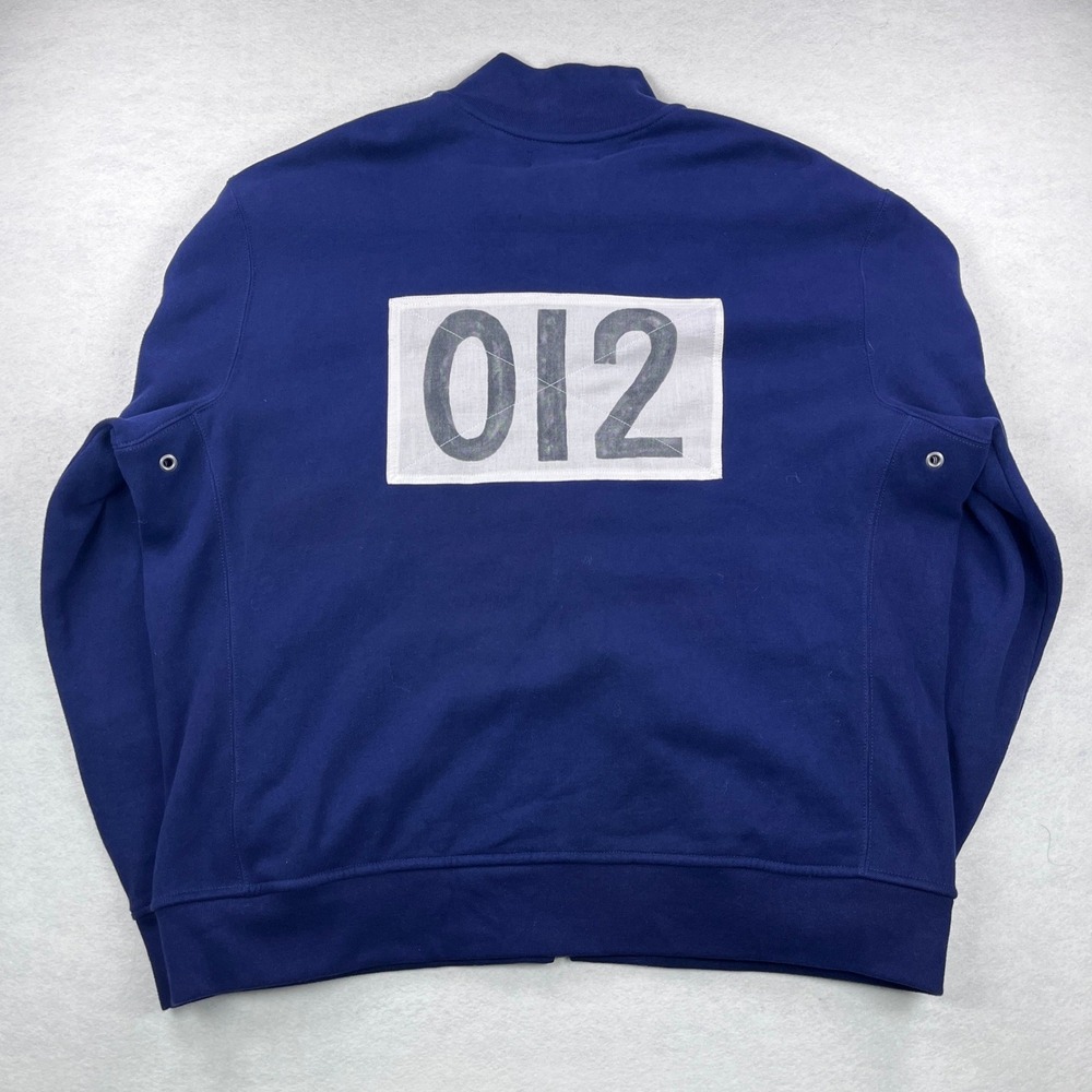 Polo Ralph Lauren Track Jacket Mens XXL Navy Blue Track and Field Full Zip 012 - Picture 4 of 6